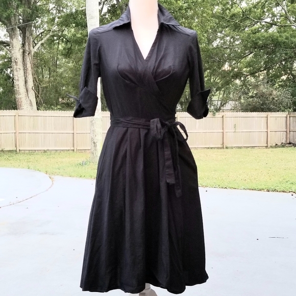 50s wrap dress